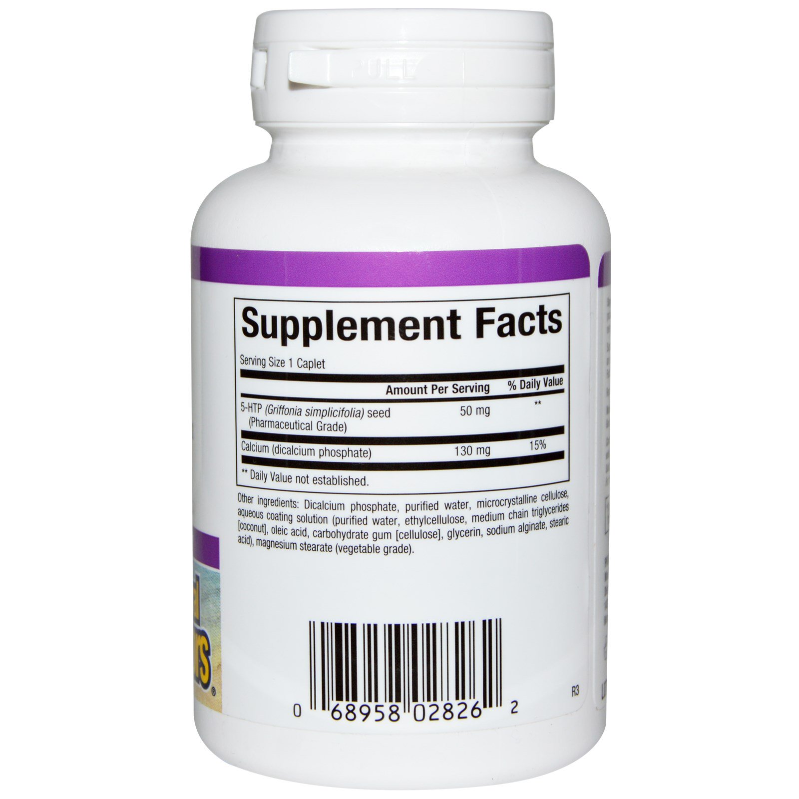 Natural Factors, StressRelax, 5HTP, 50 mg, 60 Enteric Coated Caplets