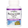 Natural Factors, 緩解壓力，Pharma GABA，100 毫克，60 粒素食膠囊