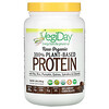Natural Factors‏, Raw Organic 100% Plant-Based Protein, Decadent Chocolate, 1.2 lb (550 g)