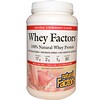 Natural Factors, Whey Factors, 100% Natural Whey Protein, Natural Strawberry Flavor, 2 lbs (907 g)