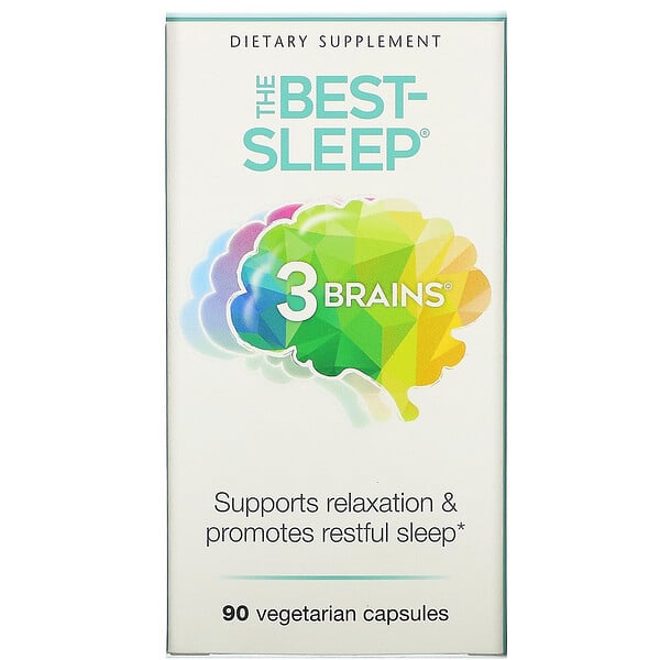 3 Brains, The Best-Sleep, 90 Vegetarian Capsules