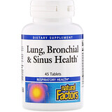 Отзывы о Natural Factors, Lung, Bronchial & Sinus Health, 45 таблеток