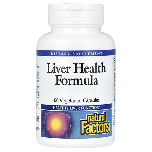 Natural Factors  Liver Health Formula  60 kapsułek wegetariańskich