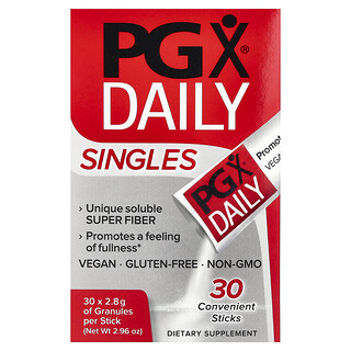 Natural Factors, PGX® Diário, Individuais, 30 Embalagens Convenientes, 2,8 g Cada