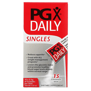 Natural Factors, PGX Daily، أكياس منفردة، 15 كيسًا، 2.5 جم لكل كيس