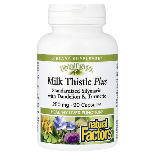 Natural Factors, Chardon-Marie, 250 mg, 90 capsules