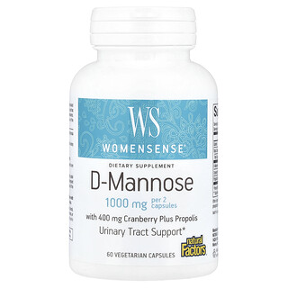 ناتورال فاكتورز‏, WomenSense® ، د-مانوز ، 60 كبسولة نباتية