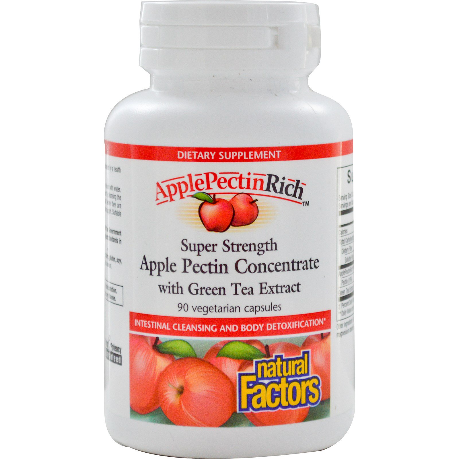 Natural Factors, Apple Pectin Concentrate, Super Strength , 90