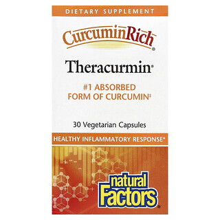 Natural Factors, CurcuminRich®, Theracurmin®, 30 mg, 30 Vegetarian Capsules