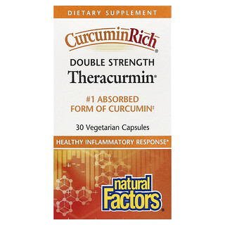 Natural Factors, Theracurmin®, 60 mg, 30 de capsule vegetale