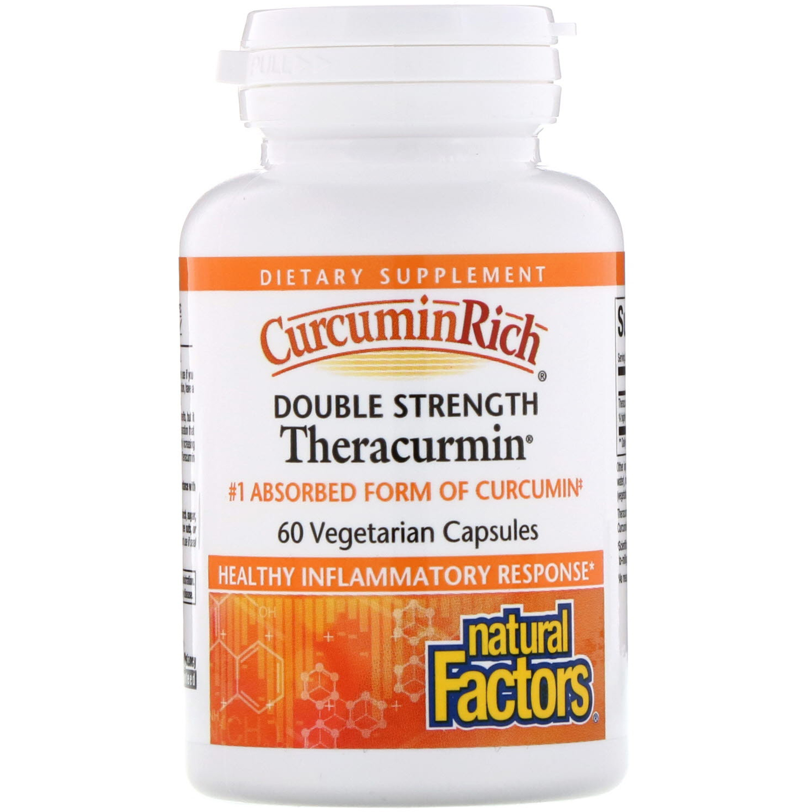 Natural Factors, CurcuminRich, Double Strength Theracurmin, 60 ...