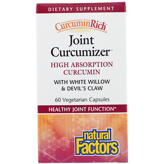 Natural Factors, CurcuminRich，Joint Curcumizer，60 粒素食胶囊