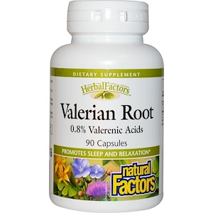 Отзывы о Натурал Факторс, Valerian Root, 90 Capsules