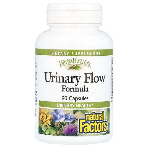 Natural Factors Herbal Factors®, Urinary Flow Formula, 90 Capsules