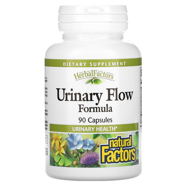 Natural Factors‏, Urinary Flow Formula, 90 Capsules