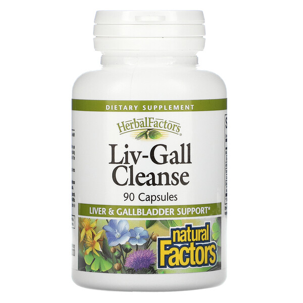 Natural Factors, Liv-Gall Cleanse, 90 Kapseln