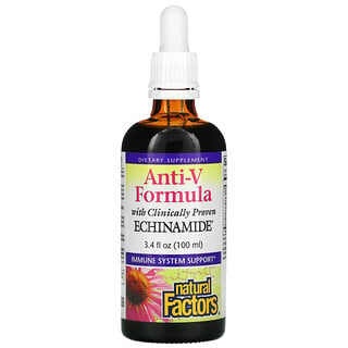 Natural Factors, Anti-V Formula, with Clinically Proven Echinamide, 3.4 fl oz (100 ml)