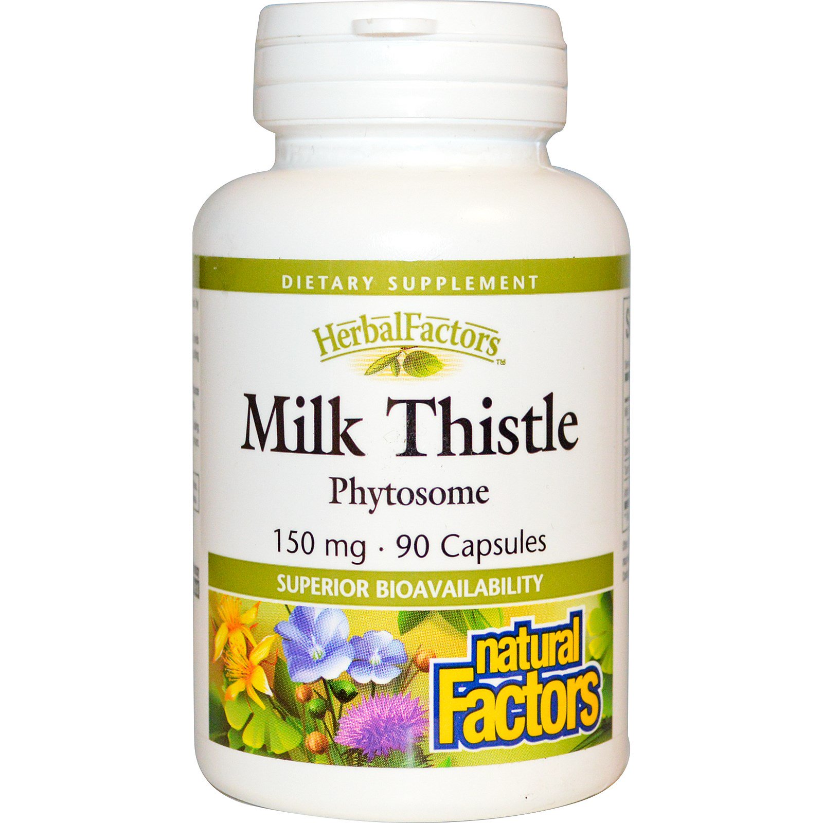 Natural Factors, Milk Thistle, 150 mg, 90 Capsules iHerb
