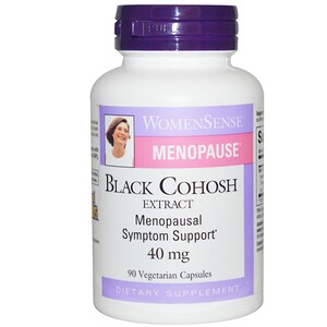 Отзывы о Натурал Факторс, WomenSense, Menopause, Black Cohosh Extract, 40 mg, 90 Vegetarian Capsules