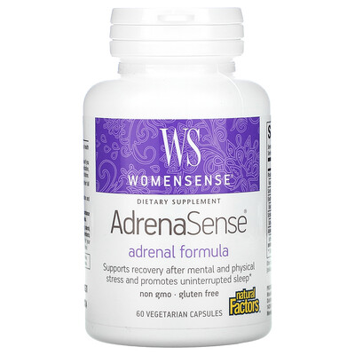 

Natural Factors Womensense AdrenaSense 60 Vegetarian Capsules