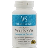 Natural Factors, WomenSense, MenoSense, формула для приема в период менопаузы, 90 растительных капсул отзывы