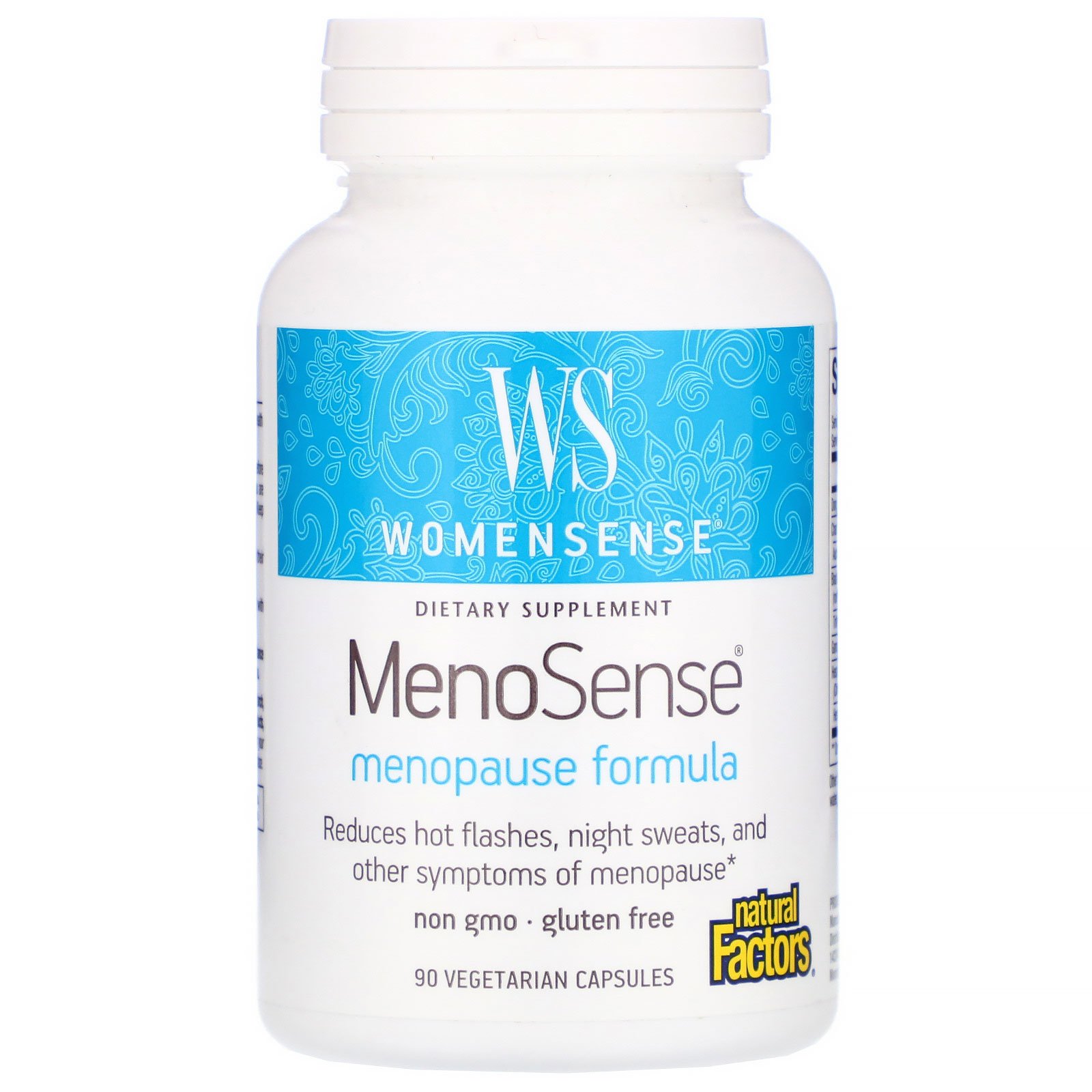 Natural Factors Womensense Menosense Menopause Formula 90 Vegetarian Capsules Iherb 1610