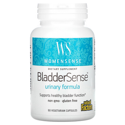 Natural Factors Womensense, BladderSense, 90 Vegetarian Capsules