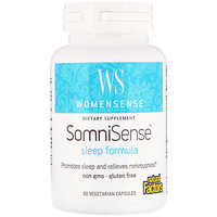 WomenSense, SomniSense, снотворное, 90 вегетарианских капсул - изображение