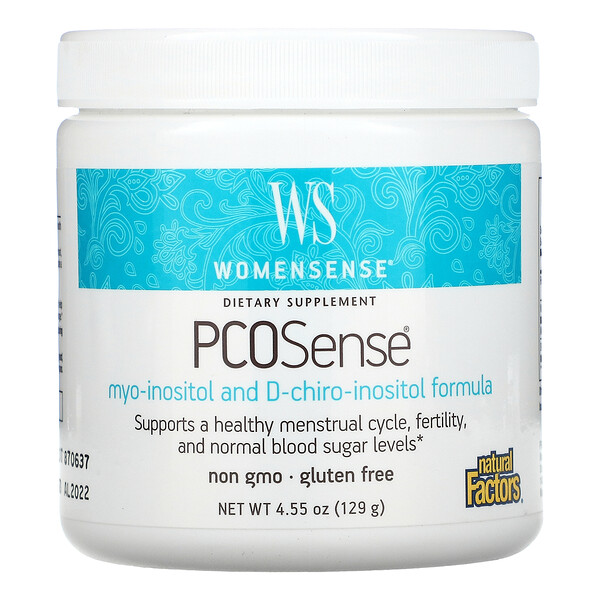 Natural Factors, Womensense, PCOSense, 4.55 oz ( 129 g)
