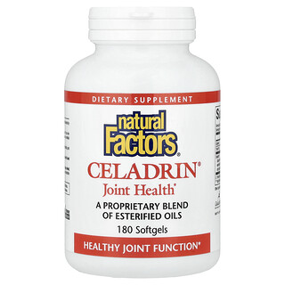 Natural Factors, Celadrin®, Salud de las articulaciones, 180 cápsulas blandas
