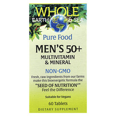 Whole Earth & Sea, мультивітаміни й мінерали, для чоловіків від 50 років, 60 таблеток