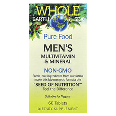 Whole Earth & Sea®, мультивітаміни й мікроелементи для чоловіків, 60 таблеток
