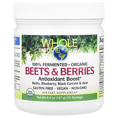Whole Earth & Sea, Beets & Berries Antioxidant Boost, 6,6 унцій (187 г)