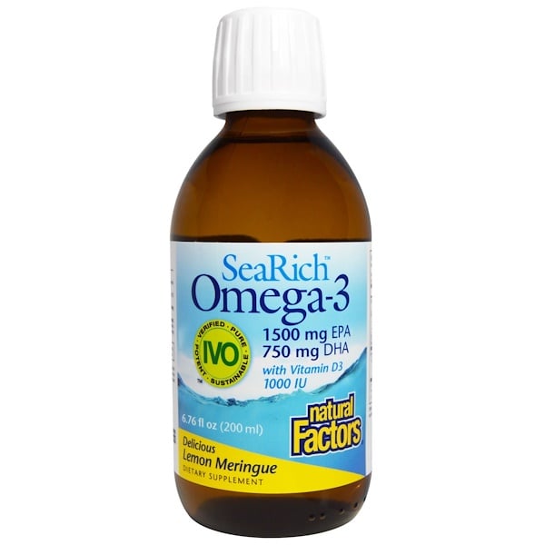 factors of what 1500 1500 mg mg Natural Sea Omega Factors, DHA Rich, EPA/750 3,