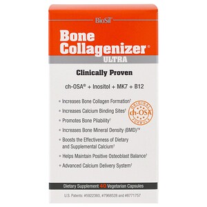Отзывы о BioSil by Natural Factors, Bone Collagenizer Ultra, 40 Vegetarian Capsules