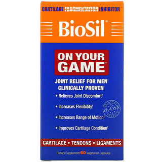 BioSil by Natural Factors, On Your Game，60 粒素食膠囊