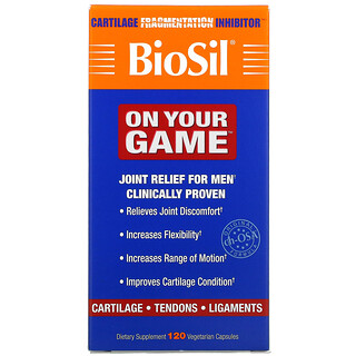 BioSil by Natural Factors, On Your Game，120 粒素食膠囊