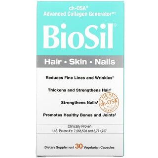 BioSil by Natural Factors, ch-OSA Advanced Collagen Generator, 30 cápsulas vegetales