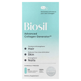 Biosil, Advanced Collagen Generator®（アドバンスドコラーゲンジェネレーター）、オリジナルカプセル60粒