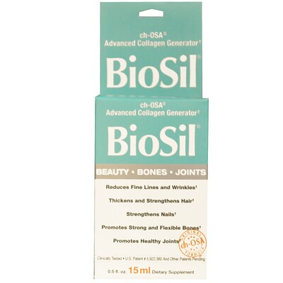 BioSil by Natural Factors ch-OSA Advanced Collagen Generator, 15 мл (0,5 жидкой унции)