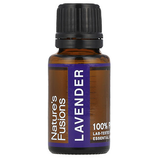 Nature's Fusions, Óleo Essencial 100% Puro, Lavanda, 15 ml