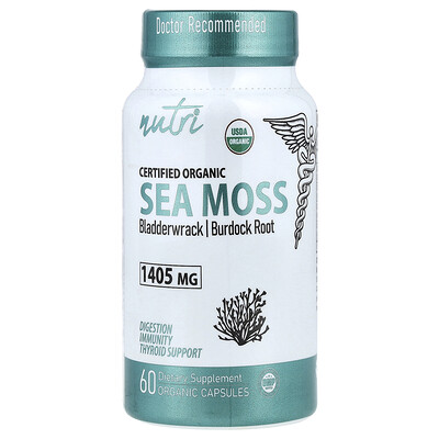 Product Image for Nutri, Organic Sea Moss, 60 Organic Capsules