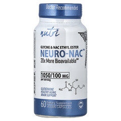 NEURO-NAC™, гліцин і етиловий ефір NAC, 60 веганських капсул
