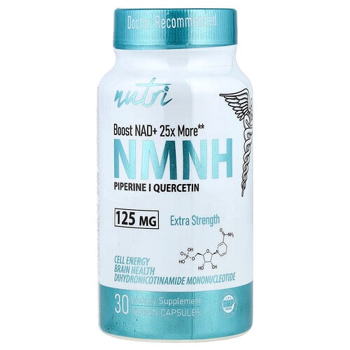 Nutri, NMNH, Ergänzungsmittel mit NMNH, 30 vegane Kapseln