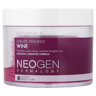Neogen, Dermalogie, Bio-Peel + Tratament Avansat, Peeling cu tifon, vin, 30 conturi, 6,76 fl oz (200 ml)