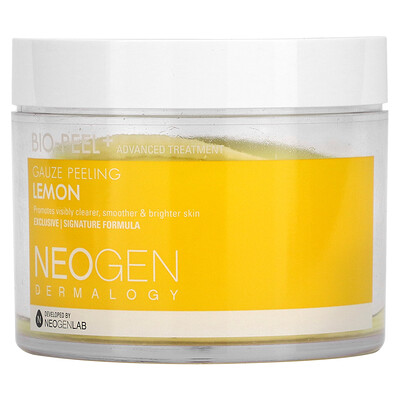 Neogen Bio-Peel +, салфетки для пилинга, лимон, 30 штук