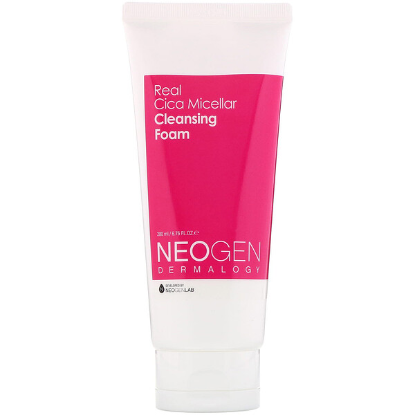 Neogen‏, Real Cica Micellar Cleansing Foam, 6.76 fl oz (200 ml)