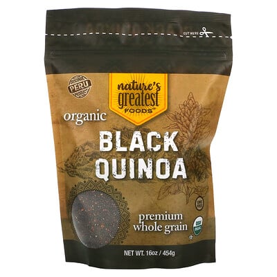 Nature's Greatest Foods, Organic Black Quinoa, 16 oz (454 g)