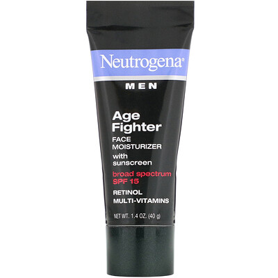 Neutrogena Увлажняющий антивозрастной крем для мужчин + солнцезащитным кремом, SPF 15, 1,4 унции (40 г)