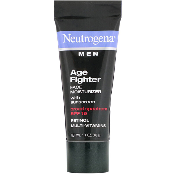 Neutrogena‏, Men, Age Fighter Face Moisturizer with Sunscreen, SPF 15, 1.4 oz (40 g)